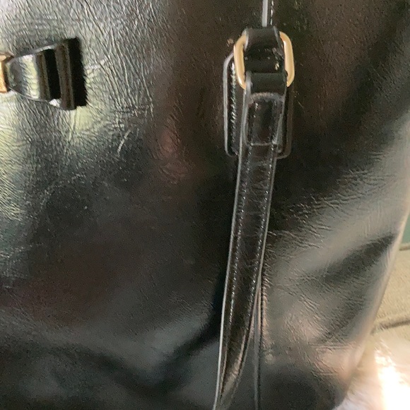 Anne Klein new large black tote bow - Picture 3 of 14